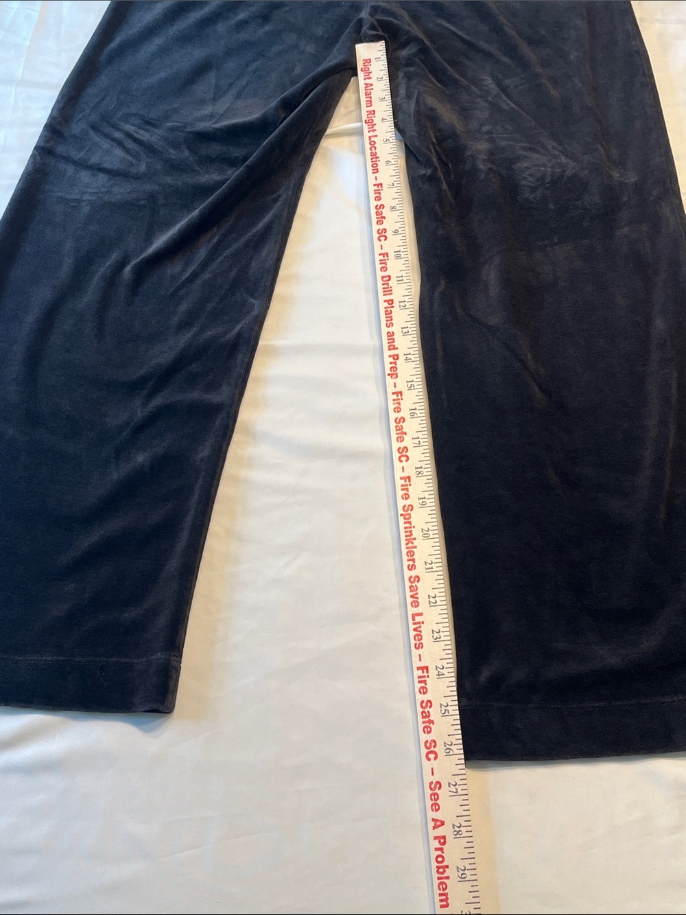 Talbots Black Petite Velour Lounge Pants with Drawstring Small P - Picture 5 of 5